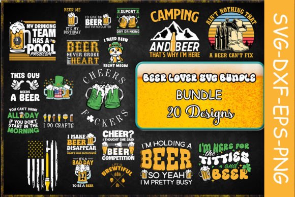 Beer Lover SVG Bundle for Crafts and Graphics