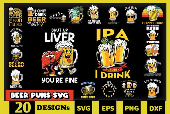 Beer Puns SVG Bundle Review for Embroidery Projects
