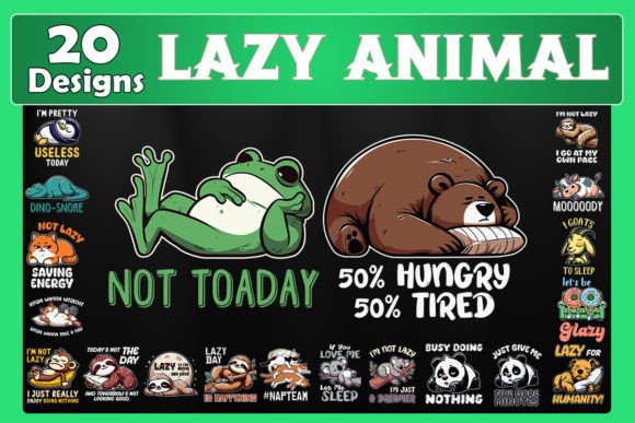 Funny Lazy Animal SVG Bundle Review
