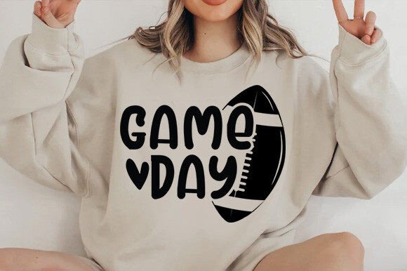 Game Day Funny Svg Design: A Playful Graphic for Local Branding