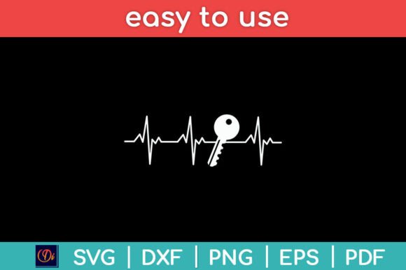 Lock Heartbeat Locksmith Locksmithing Graphics for Crafts