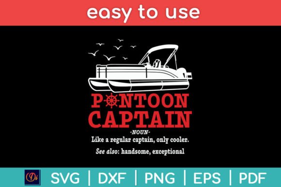 Pontoon Captain Definition Pontoon Boat Graphics