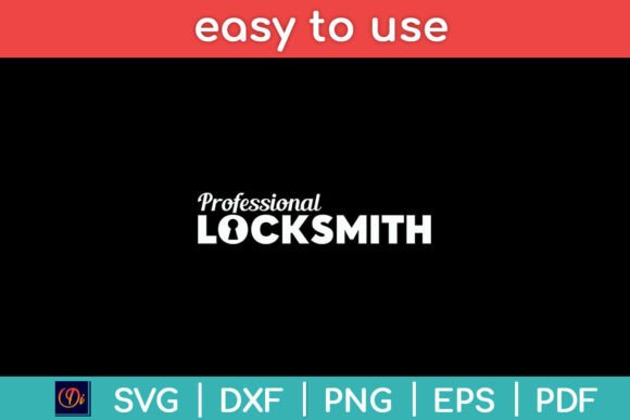 Professional Locksmith Funny Svg Design