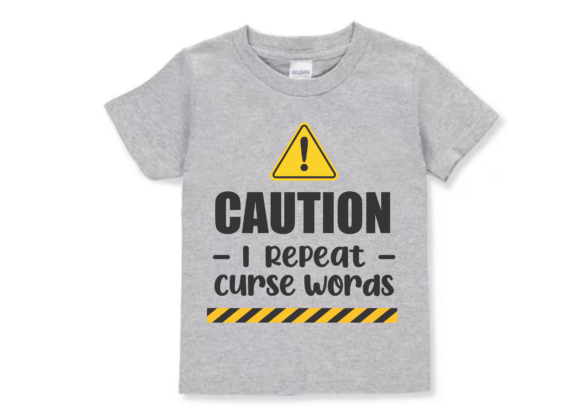 Toddler Svg Design Caution I Repeat
